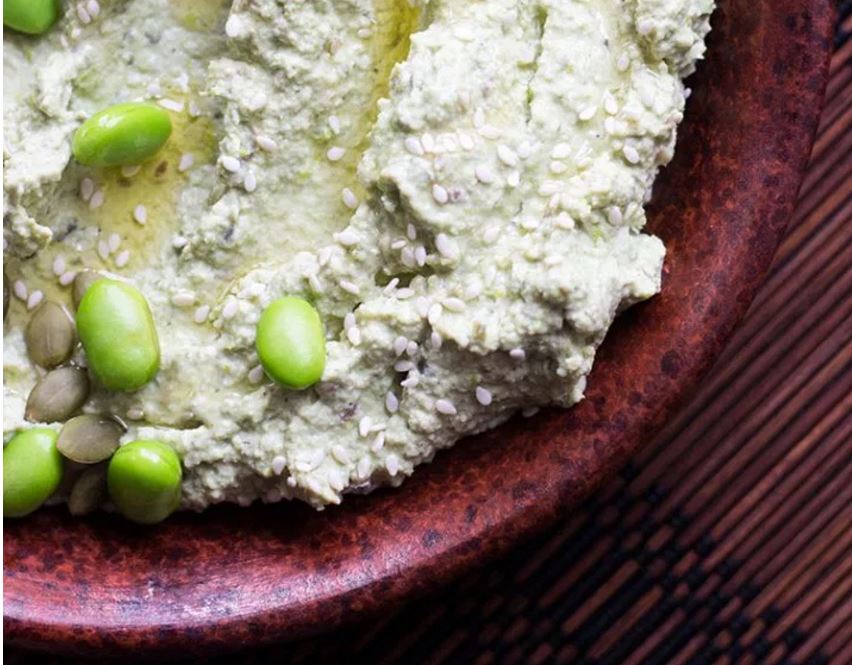 Edamame Pumpkin Seed Hummus - Best Dip and Hummus Recipes