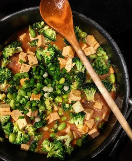 Ginger Orange Stir-Fry with Tofu