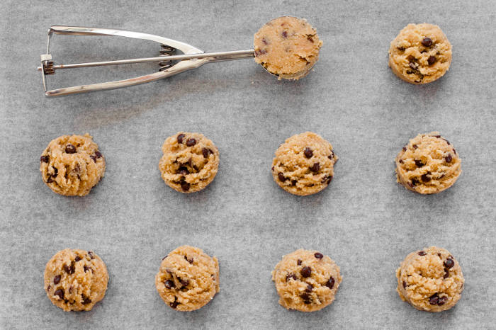 Grain-Free Almond Chocolate Chip Cookies made with gluten-free flour