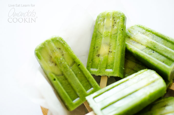 Green-Smoothie-Popsicles - Best Healthy Popsicle Recipes