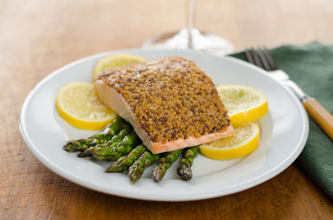 Paleo Mustard Salmon