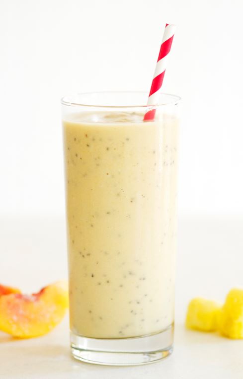 Peach Pineapple Chai Smoothie