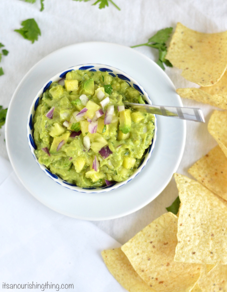 Guacamole with Pineapple