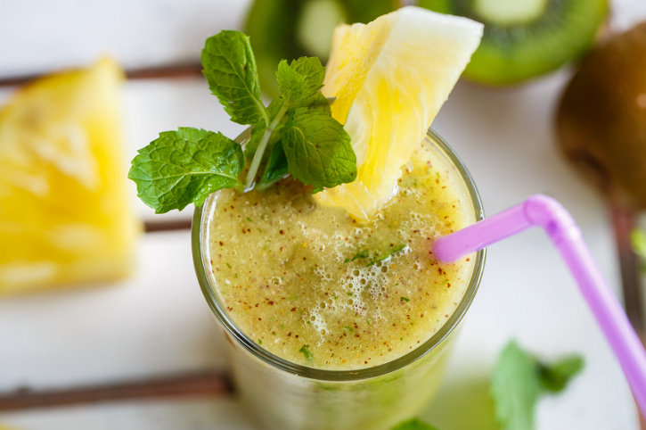 Dairy-Free Pineapple Mint Smoothie