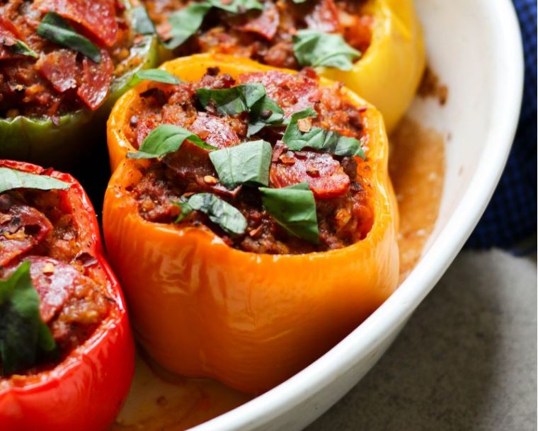 Keto Recipes - Pizza Peppers