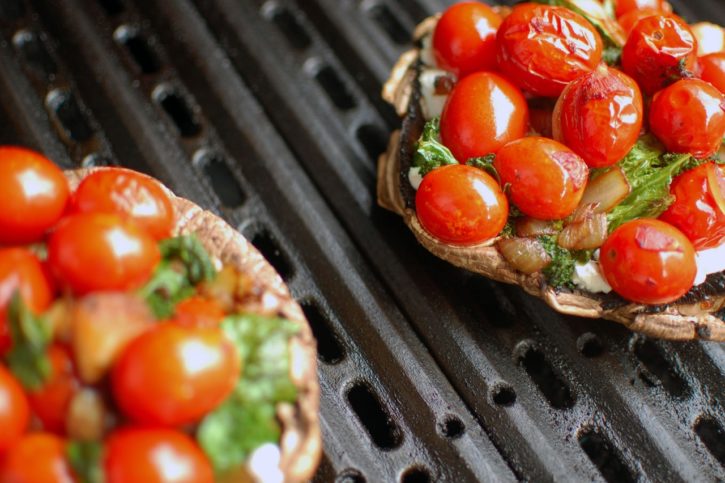 Portobello Mushroom Pizzas