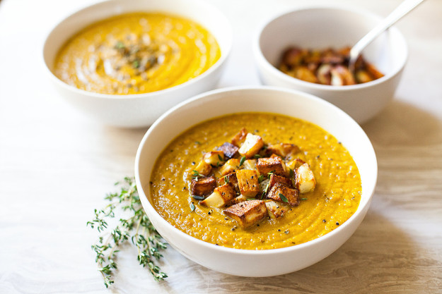 Turmeric Roast Veg Soup