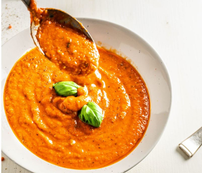 Dairy-Free Red Pepper Soup