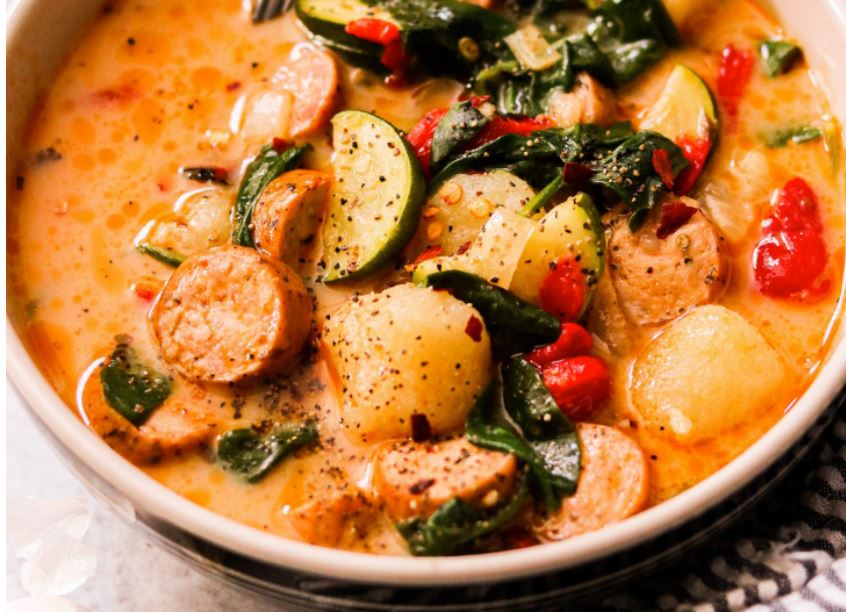 Gluten-Free Italian Sausage and Gnocchi Soup