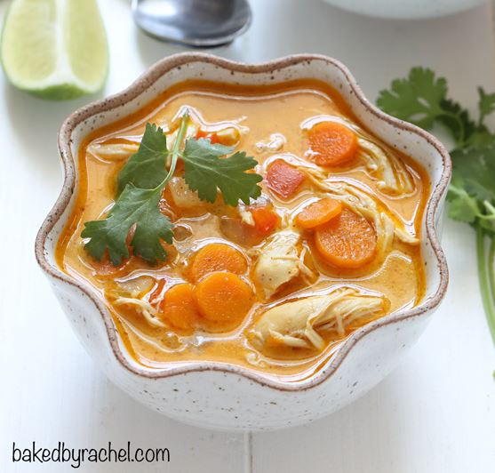 Paleo Coconut Lime Chicken Soup
