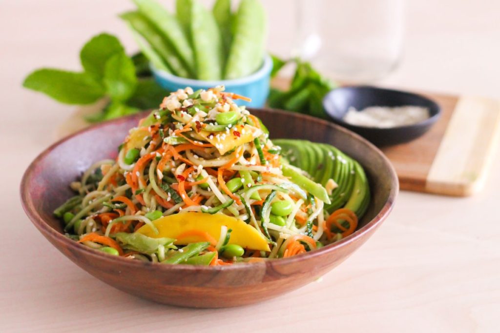 Gluten-Free Sesame Noodle Salad - Cooling Summer Recipes