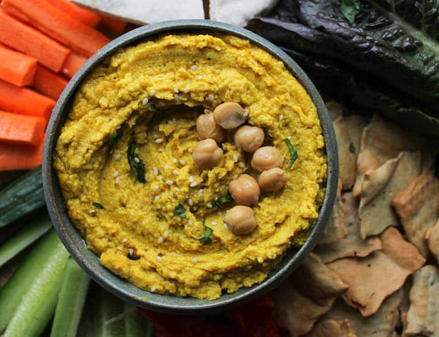 Tumeric Hummus - Best Dip and Hummus Recipes