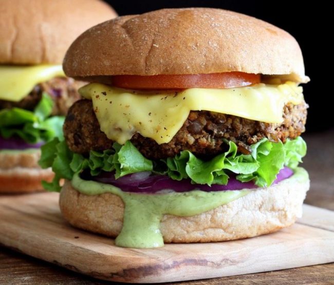 Vegan Lentil Walnut Burgers - Best Burger Recipes