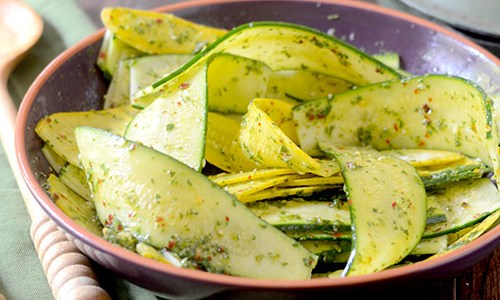 Zucchini Squash Salad -Cooling Summer Recipes
