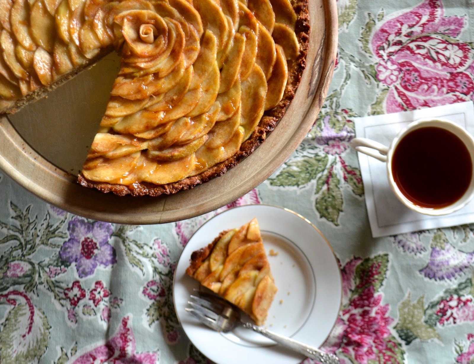 French Apple Tarte by Paleo Crumbs