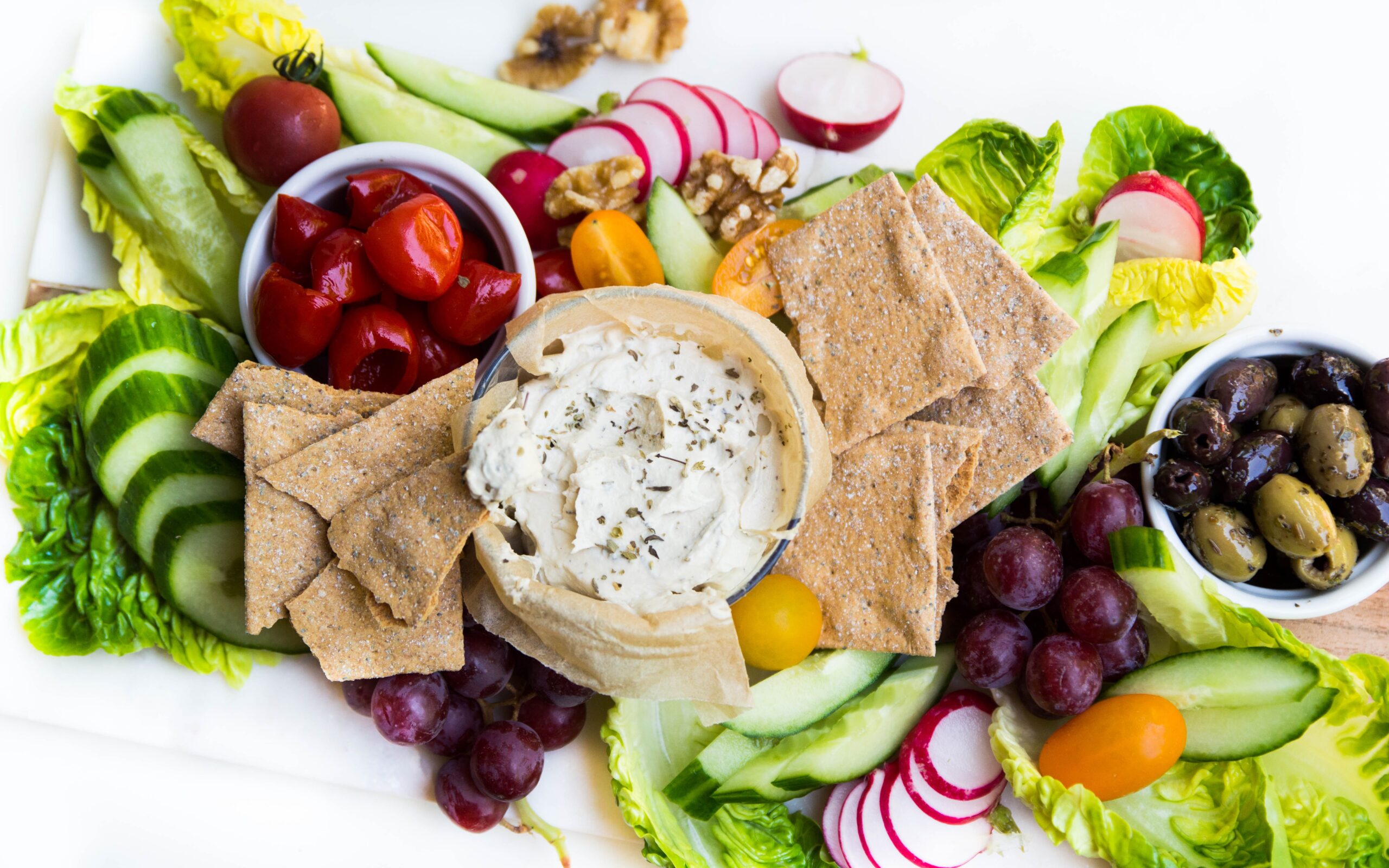 healthy charcuterie board